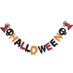 Гирлянда Halloween фетр