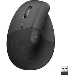 Вертикальная беспроводная мышь Logitech Lift Left Vertical Ergonomic Wireless + Bluetooth (910-006474)