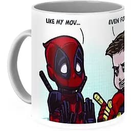 Кухоль GeekLand Captain America комікс CA.02.004 330 мл білий