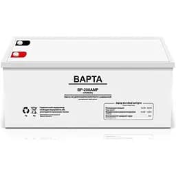 Аккумулятор гелевой резервный BAPTA BP-200AMP 200 А для солнечных станций лодок и резервного питания Белый