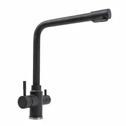 Змішувач для кухні під осмос Platinum KT 8201 (8626) Карбон Чорний