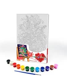 Роспись на холсте, 21x31 см, Сюжет №10, PX-06-10