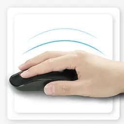 Миша Xiaomi MiiiW Wireless Mute Mouse Lite PM21 (MW23M21) Black - мініатюра 7