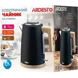 Електрочайник Ardesto EKL-F420BWD Black 2200 Вт teh0024518 - мініатюра 5