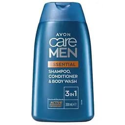 Шампунь кондиціонер та гель для душу Avon Основний догляд 3 в 1 200 мл