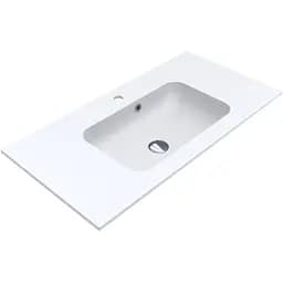 Умивальник Miraggio Della 900 mirasoft 0001071, Білий матовий