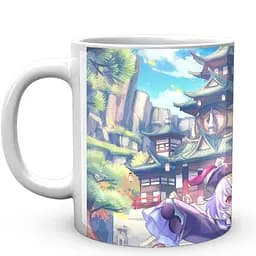 Кухоль GeekLand Genshin Impact Геншин Імпакт Ци Ци Чжун Лі GN 02.612 330 мл білий