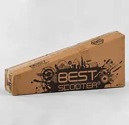 Самокат Maxi Best Scooter 59х14х27 см Чорно-червоний 000231470 - мініатюра 3