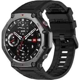 Ремешок DK для Xiaomi Amazfit T-Rex 3 Silicone Sport Band Classic (black)