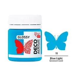 Акрил для декора Голубой (11) глянцевый 20 мл Rosa Talent