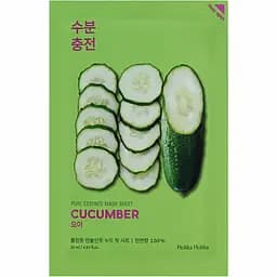 Тканинна маска для обличчя Holika Holika Pure Essence Mask Sheet Cucumber Огірок, 23 мл