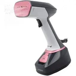 Отпариватель Ardesto SI-S1400, White/Black, 1400W, паровой удар, постоянный пар 22г/мин, объем бака для воды 280мл, керамическая подошва, деликатная насадка, LED-подсветка