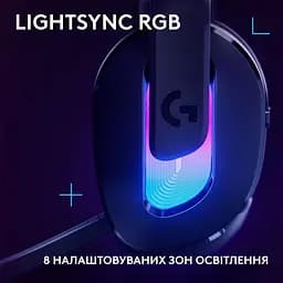 Гарнитура Logitech G522 LightSpeed Wireless Gaming Headset Black (981-001544) - мініатюра 8
