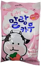 Цукерки жувальні Lotte Malang Cow Strawberry зі смаком полуниці 79 г