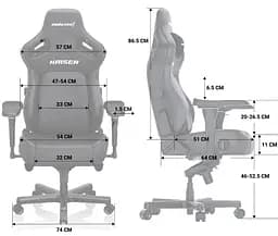 Ігрове крісло Anda Seat Kaiser 4 Size XL Purple Premium PVC (AD12YDDC-XLL-20-V-PV/C) - мініатюра 6