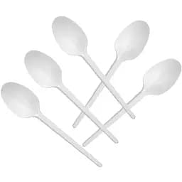 Ложка столова Юніта одноразова пластикова біла 100 шт.