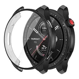 Комплект Tamister для годинника Amazfit GTR4 чорний (чохол + ремінець Rolex design 22 мм) - мініатюра 5