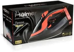 Праска Holmer HIC-2538, Black/Red, 2500W, кераміка, паровий удар 130 г/хв, постійна подача пари 30 г/хв, вертикальне відпарювання, очищення від накипу (HIC-2538) - мініатюра 3