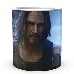 Кухоль GeekLand Cyberpunk 2077 Кіберпанк 2077 Джонні Сільверхенд CY 02.592 330 мл білий - мініатюра 2