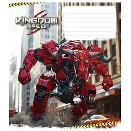 Зошит учнівський "Animals transformers" Школярик 018-3467K 18 аркушів Різнокольоровий