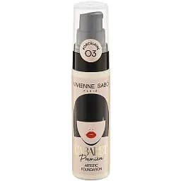 Тональный крем Vivienne Sabo Cabaret Premiere Artistic Foundation со сценическим эффектом тон 03 (Porcelaine) 25 мл