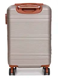 Валіза маленька S ABS-пластик Worldline Airtex 629 56×36×22см 38л Шампань - мініатюра 4
