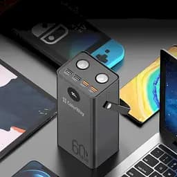 Повербанк ColorWay Powerful 60000 mAh Black (CW-PB600LPA5BK-PDD) - мініатюра 8