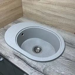 Кухонна мийка Adamant Ovale 610x420x180 terra 643223, Тера - мініатюра 3