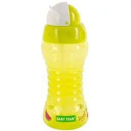 Поильник для путешествий Baby Team с трубочкой 10+ мес. 300 мл салатовый (5005_салатовый)
