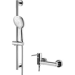 Душова система Corsan хром зі штангою CMZ061MCH, Хром