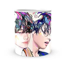 Кружка GeekLand Bangtan Boys BTS Малюнок Яскраве волосся Army CP 04.481.300 - мініатюра 2
