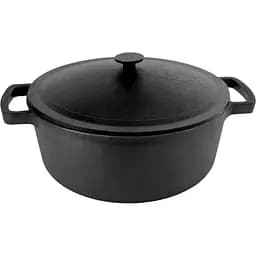 Кастрюля Brizoll чугунная с крышкой 6 л (P-6L-1)