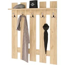 Вішалка настінна Еверест Ліберті 90x15.2x110 см дуб крафт золотий (DTM-2126)