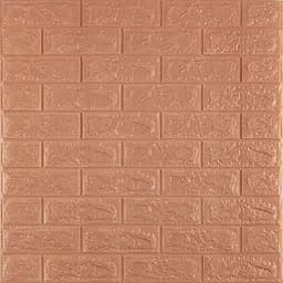 Самоклеюча стінова панель Sticker Wall 3D 700х770х7мм (цегла) кава з молоком (D) SW-00001800