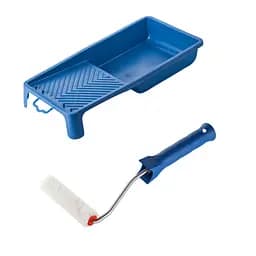 Валик "Велюр" 100х15 мм з ручкою та ванночка Polax (770-190)