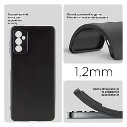 Силіконовий чохол BeCover для Samsung Galaxy A26 SM-A266 Black (712893) - мініатюра 6
