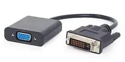 Переходник Cablexpert DVI-D-VGA, 0,2 м, Black (A-DVID-VGAF-01)