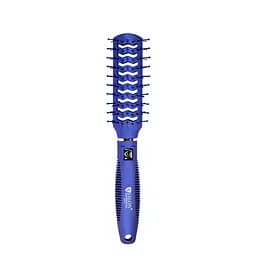 Щітка для волосся двостороння продувна Salon Professional 9541 SL, Синя