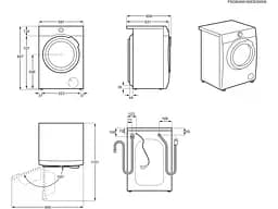 Пральна машина Electrolux EW9F1R61B з функці. пара/фронтальне завантаження/10 кг/1600 про хв/А+++-55%/інвертор (EW9F1R61B) - мініатюра 6