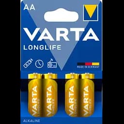 Батарейка Varta Longlife АА Alkaline Bli 4 шт. (04106101414)
