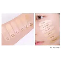 Сяючий тональний кушон Tocobo Apple Dewy Fit Cushion 21C Peach 15 г (TOC051) - мініатюра 6