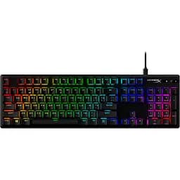 HyperX Клавіатура Alloy Origins Red USB RGB PBT ENG/RU, Black