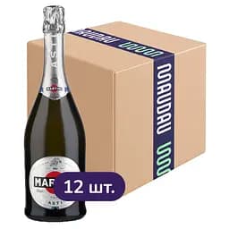 Упаковка ігристого вина Martini Asti DOCG біле солодке 9 л (0.75 л х 12 шт.)