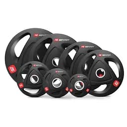 Набір олімпійський Hop-Sport PRO 145кг з грифом 165см - мініатюра 4