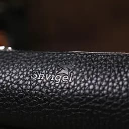 Шкіряна ключниця унісекс Shvigel 16536 чорна - мініатюра 7