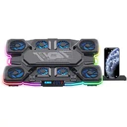 Охолоджувальна підставка для ноутбука до 17.3 дюймів 2E Gaming CPG12 8xfans