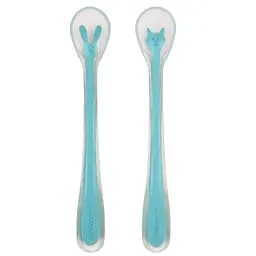 Ложечки Bebe Confort Silicone Spoons, блакитні, 2 шт. (3105204300)