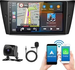 Автомобильное радио для BMW 3er E90 E91 E92 E93 2005-2011 из CarPlay&Android Auto&Mirrolink, 9-дюймовый