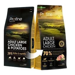 Корм сухий Profine Large Chicken and Potatoes для дорослих собак великих порід, з куркою та картоплею, 12 кг - мініатюра 4