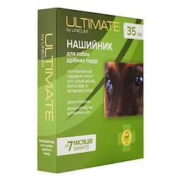 Нашийник Unicum Ultimate від бліх, кліщів, вошей та власоїдів для собак, 35 см (UL-052)